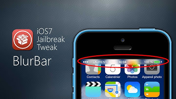 BlurBar (iOS7 Cydia Jailbreak Tweak)