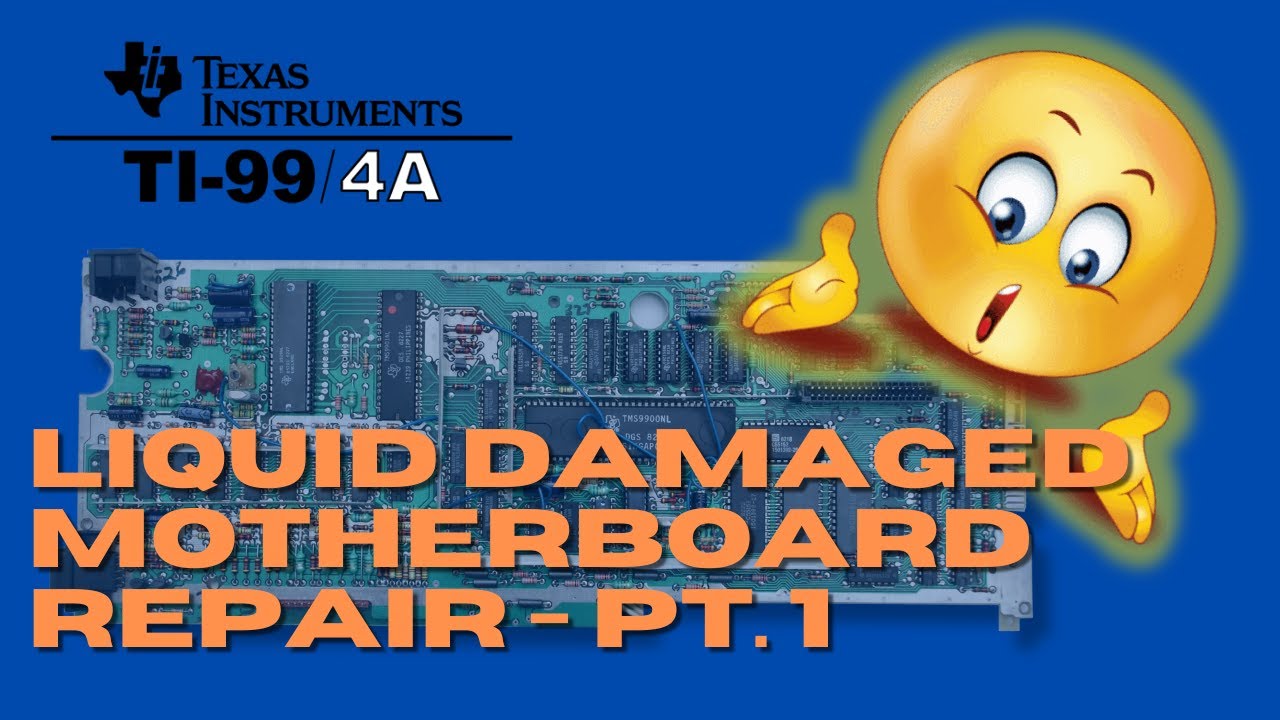 The Challenge: Repairing Liquid Damaged TI-99/4A - YouTube