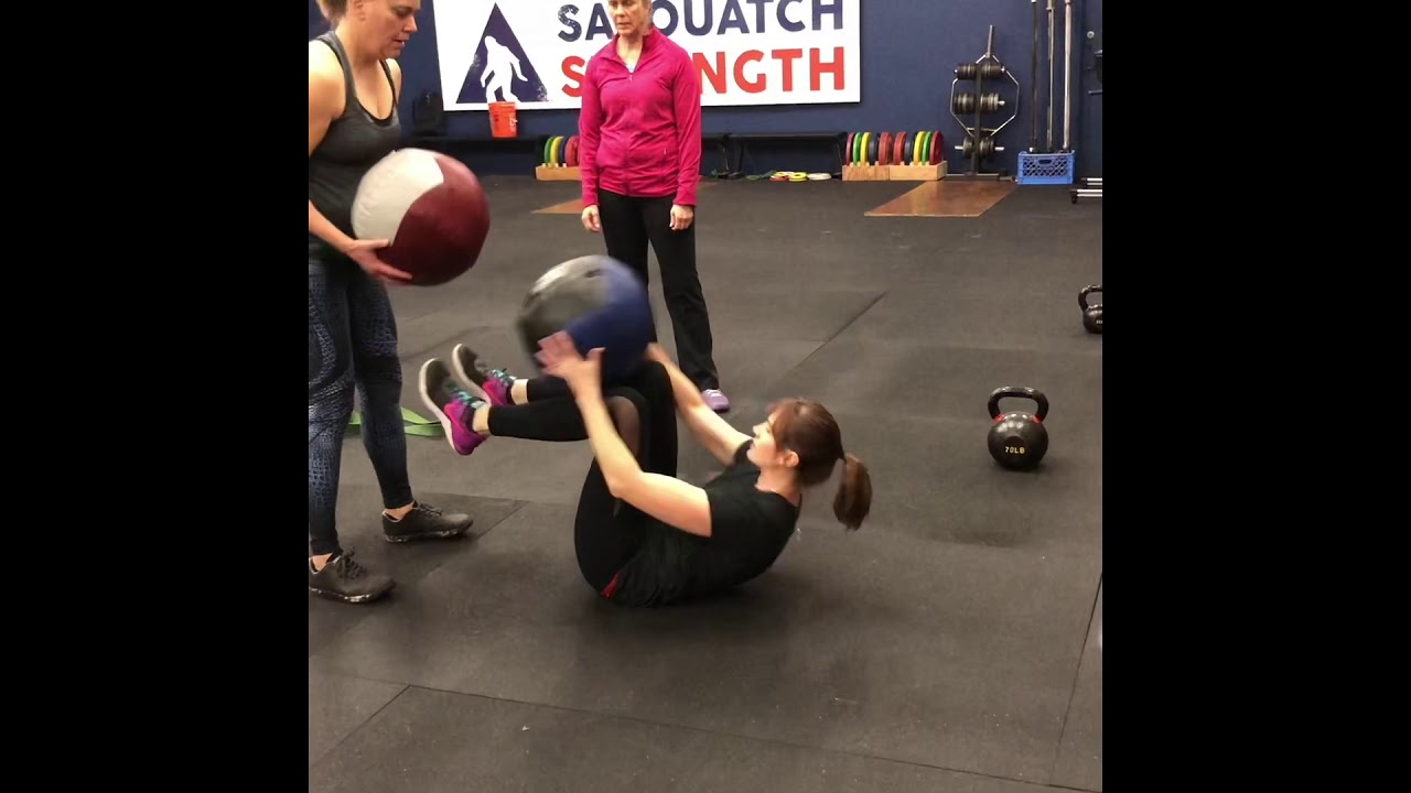 DBL Med ball Situp Exchange YouTube