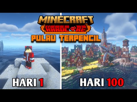 100 HARI MINECRAFT HARDCORE TAPI PULAU TERPENCIL