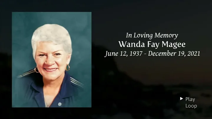 Wanda D. Magee Memorial Service December 28, 2021