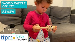 Wood Rattle DIY Craft Kits from Cara & Co. | Baby Gear Review | Make Your Own Baby Toy screenshot 5