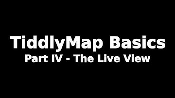 TiddlyMap Basics - Part IV - Visualize Related Topics In Your Wiki as You Browse Your Content