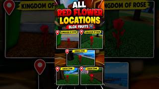 All Blue Flower Locations in Blox Fruits | #blueflowers #bloxfruits #shorts