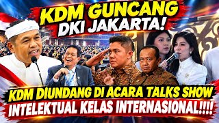 🔥KDM GUNCANG KANDANG JAKARTA! DIUNDANG TALKSHOW INTERNASIONAL, MENTRI PRABOWO DIBERI PAHAM KDM!!