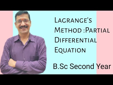 Lagrange's Method :Partial