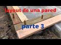 Como construir un storage parte 3 ( layout de una pared a cada 16 pulgadas)