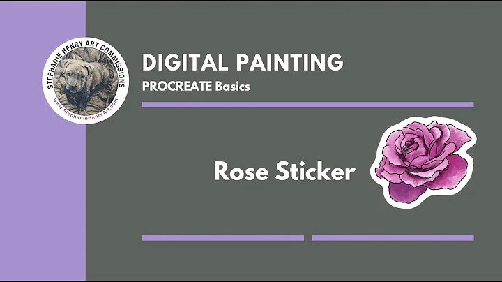 Procreate Basics - Making a Rose Sticker