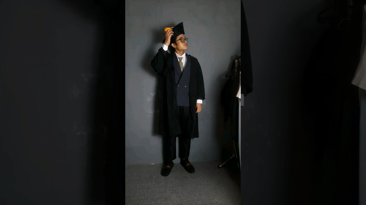 ide outfit buat wisuda pake jas nih 