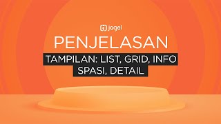 [TUTORIAL 2021] - Style Tampilan List, Grid, Info, Spasi, Detail APLIKASI JAGEL (2021) screenshot 4