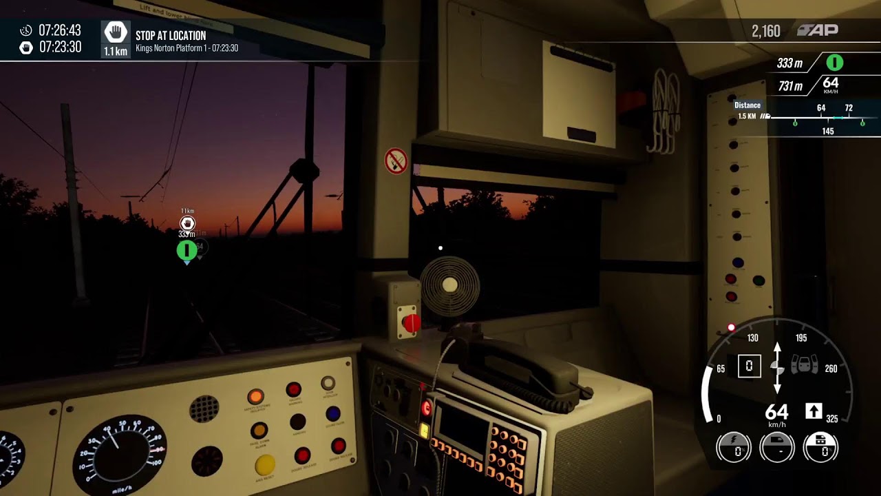 Driving the 2L09 07.08 bromesgrove to lichfield city station