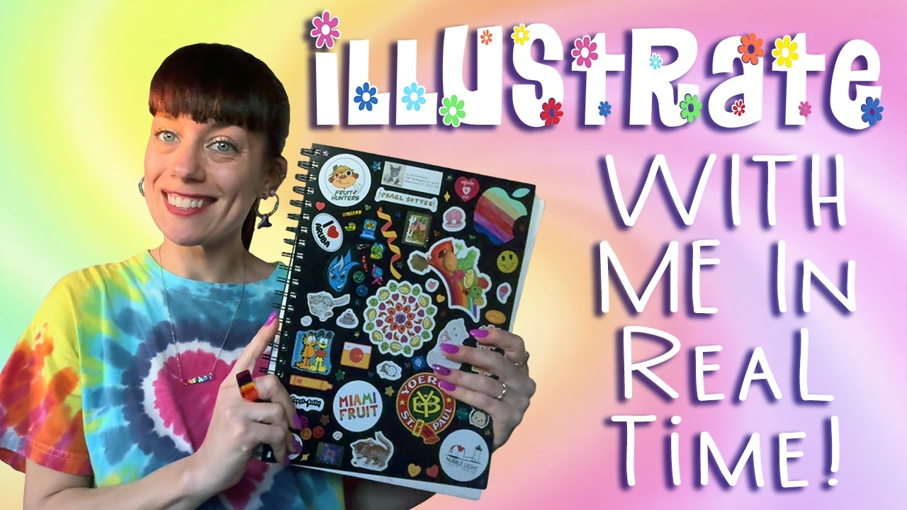 Draw With Me! 🎨 Real-Time Illustration Session, Sketching in Pencil ✏️ for my 3rd Book 🖌️🖊️🖍️