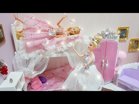 barbie bunk bed morning routine