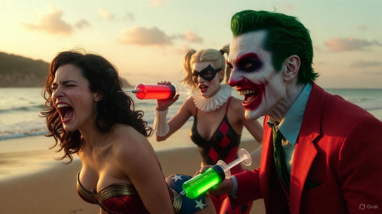 Халк против Джокера и жены Джокера 🔥 Хаос в костюмах Санты в Нью-Йорке | Человек-паук и Чудо-женщ...