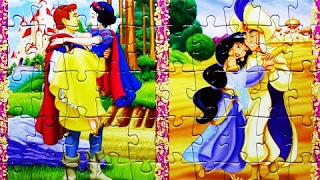 (Hura Huro ) Puzzle Games Disney Princess Ariel, Cinderella, Snow White, Jasmine Jigsaw Puzzles Kid screenshot 2