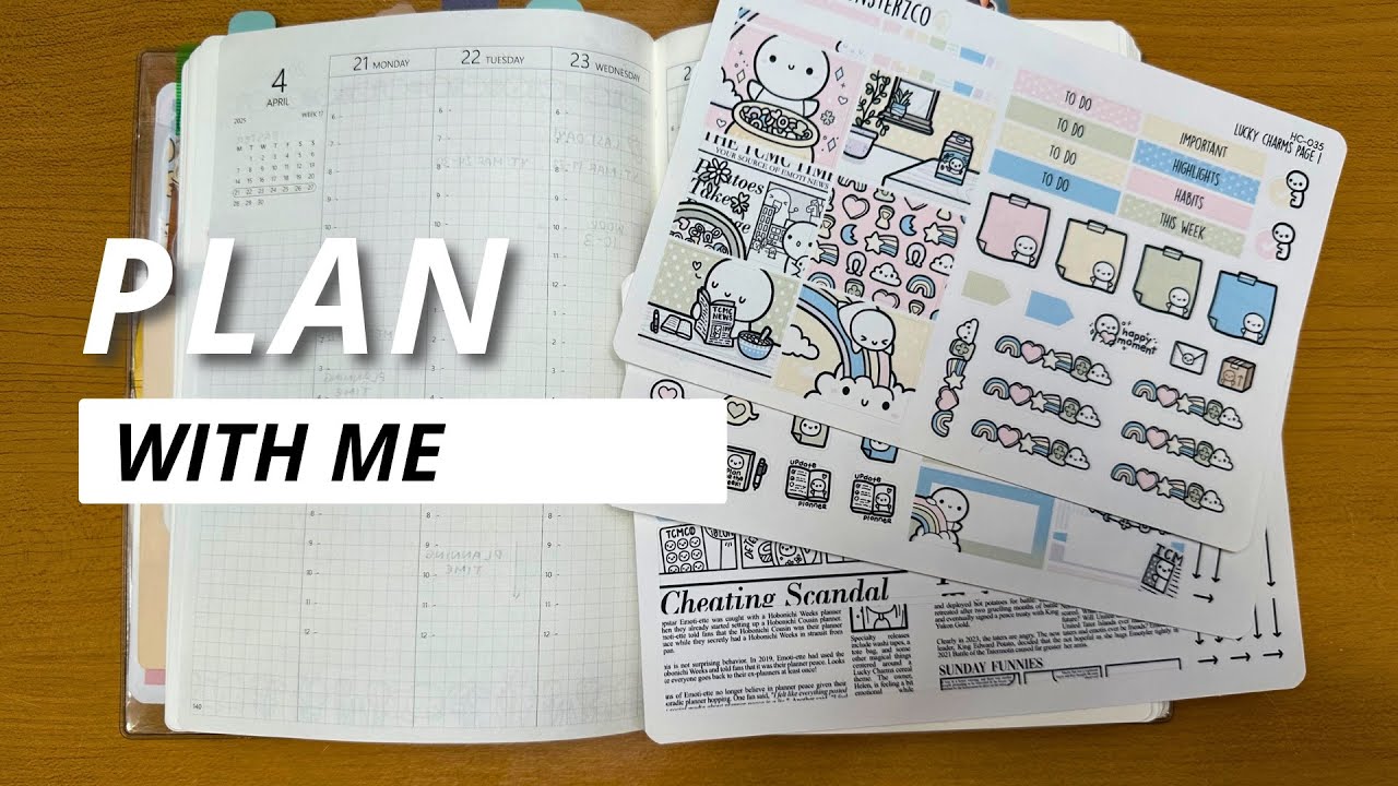 Plan with Me // April 21 - 27, 2025 // NFD B6 Journey Planner