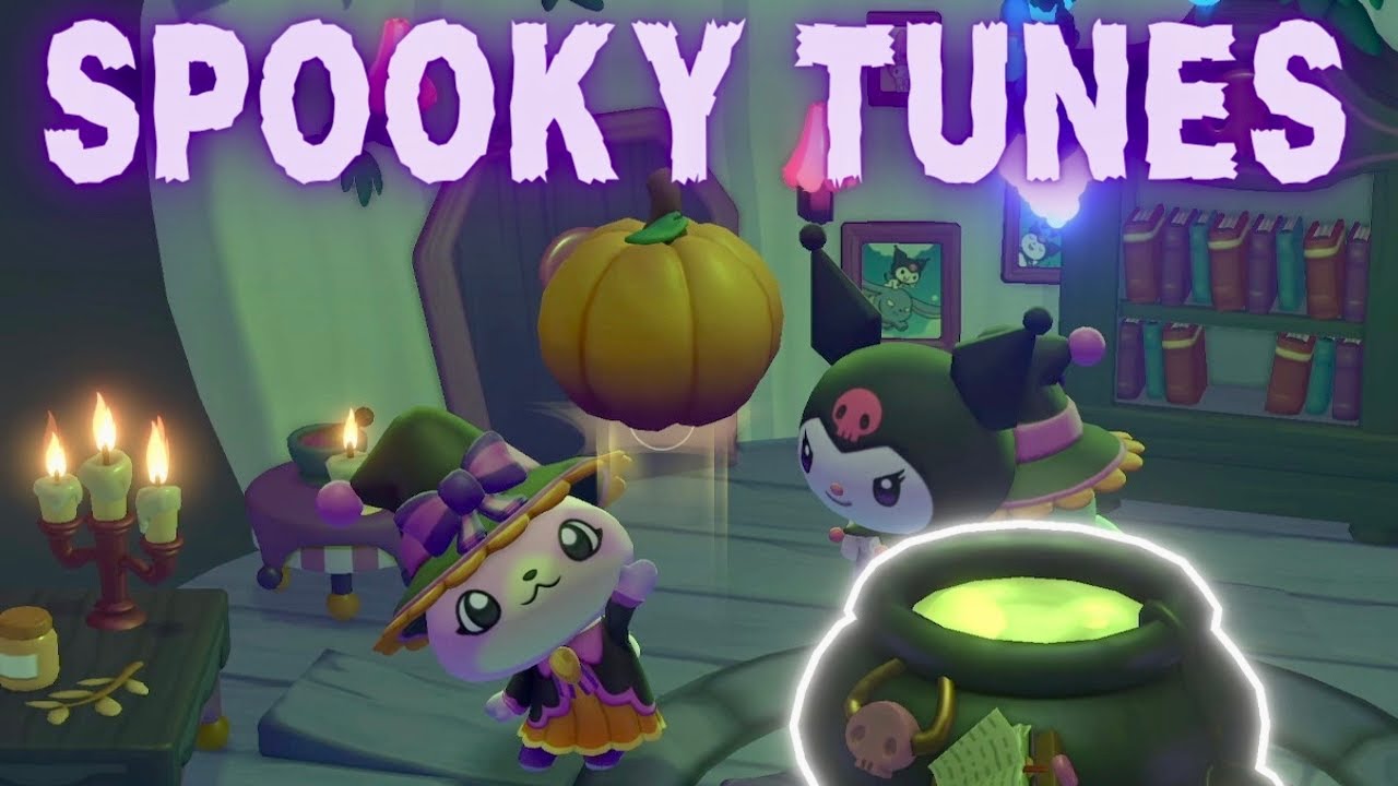 Spooky Tunes to pass out candy to | Hello Kitty: Island Adventure Ambience