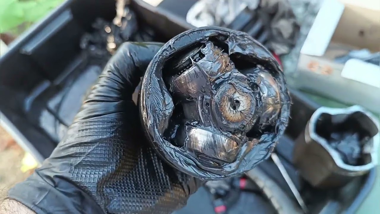 2007 VW rabbit axle torn boot replacement.