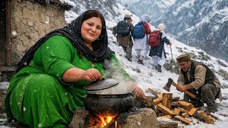 Living in Afghanistan's Mountain Village | Traditional Cooking &amp; Morning Mountain Life 