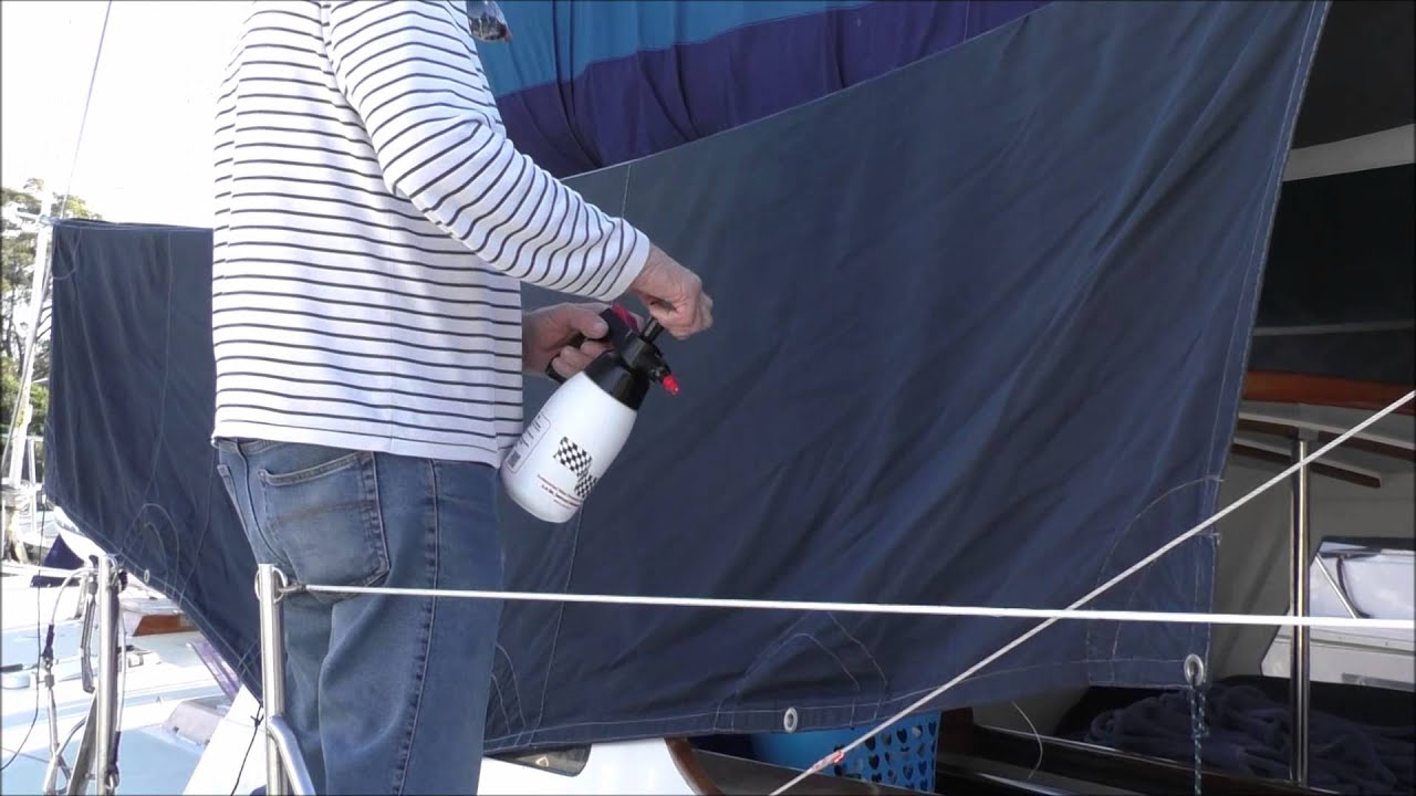 See How Pete Waterproofs His Boat Canvas YouTube