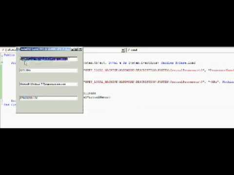 MrMadeFix TV : CPU Name(CPU Info) on vb (visual basic) 2008(on 2010 not works!)