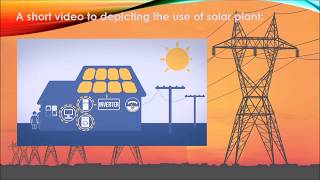 Solar power plant case study