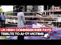 Ahmedabad Plane Tragedy: UK Envoy Lindy Cameron Pays Tribute To AI-171 Victims On 1st Anniversary