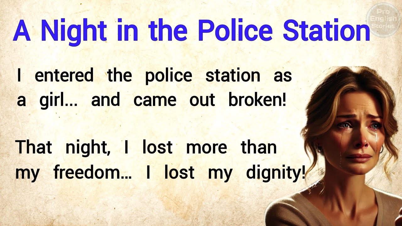 Ночь в полицейском участке ✅️ | Эмоциональная история на английском для начинающих | Практика анг...