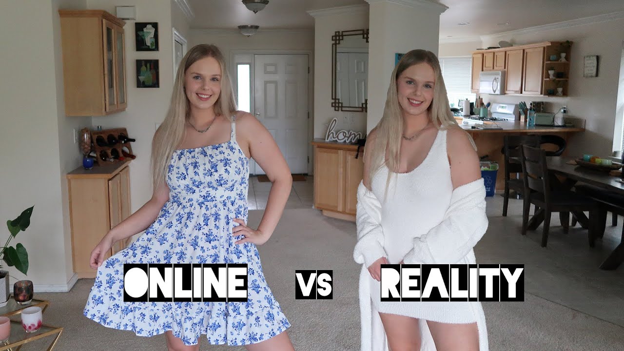 Online VS Reality SHEIN Haul YouTube