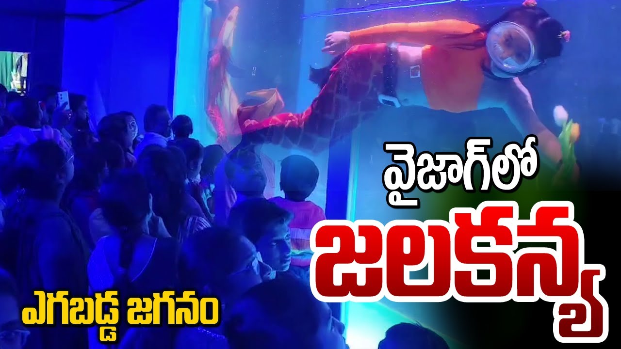 వైజాగ్ లో జలకన్య ఎగబడ్డ జనం | Mermaids in VIZAG EXPO 2025 | Kashmir in Vizag Expo 2025 | Manamtv