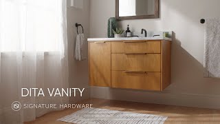 Maximize Style & Square Footage In Your Bathroom - The Dita Vanity