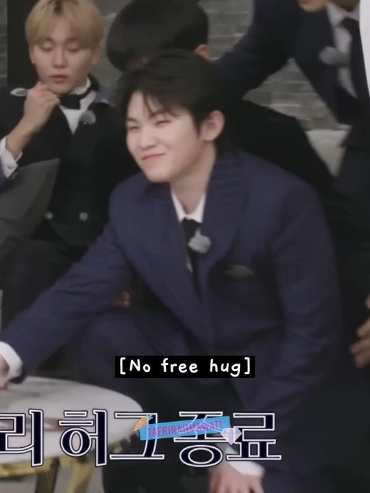 woozi doesn't like hugs??!! 😭 #seventeen #woozi #GOING_SVT