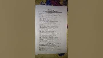 Tmbu super Alka guess paper 2022 |  B.A. Part 2 History honours | #historyhonourspaper3 #tmbu