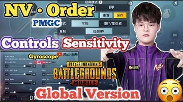 Nv Order Controls & Sensitivity for PMGC • Order Pubg Mobile Global Version Gameplay