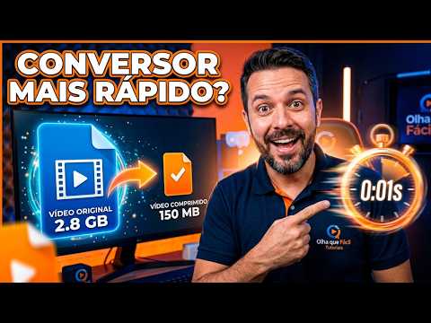 Como CONVERTER VÍDEO Rápido e Sem Perder Qualidade! (Grátis por 72h)