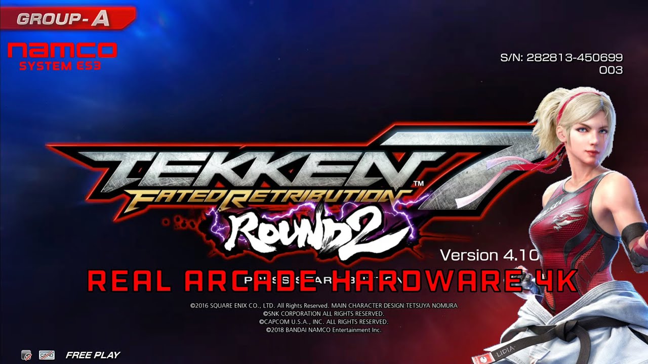c*○様 アーケード基板 ナムコ 鉄拳7FR ROUND2 システムES3 動作