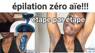 ÉPILATION A LA CIRE SANS TORTURE/ DÉMO ÉTAPE PAR ÉTAPE