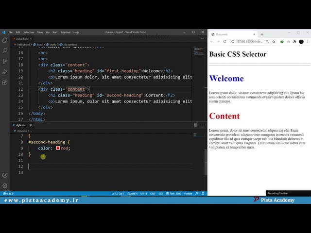 HTML & CSS  -  جلسه پانزدهم