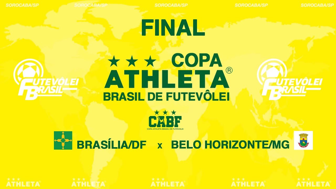 FINAL DA COPA ATHLETA DE FUTEVÔLEI - BRASÍLIA/DF X BELO HORIZONTE/MG  #FutevôleiBrasil #FTVBRASIL 