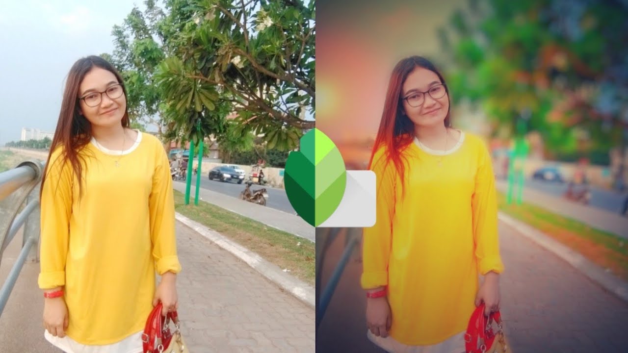 How to edit blur background in snapseed YouTube