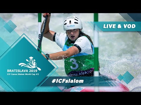 2019 ICF Canoe Slalom World Cup 2 Bratislava Slovakia / Heats – C1w, K1m