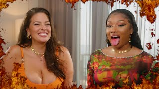 Megan Thee Stallion and Ashley Graham Eat Hot Food &amp; Talk Big Bad Revlon Collection