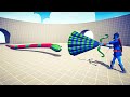 TITANOBOA vs EVERY GOD - Totally Accurate Battle Simulator TABS