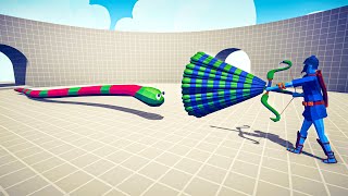 TITANOBOA vs EVERY GOD - Totally Accurate Battle Simulator TABS