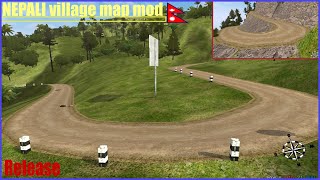 NEPALI village map mod v2 release for bus simulator indonesia with real vibe