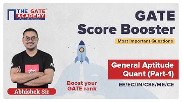 Part 1: General Aptitude for GATE 2022 | Full Revision | GATE Score Booster | THE GATE ACADEMY