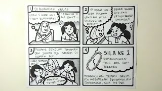 Gambar komik tentang penerapan sila pancasila - KOMIK PANCASILA SILA KE 2