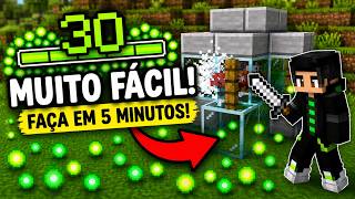 Fiz a FARM DE XP MAIS FÁCIL do Minecraft Java 26.2!