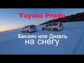 Toyota Prado Бензин VS Toyota Prado Дизель на снегу