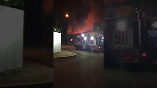 incendio en San Pedro de Macorís AL Comercial